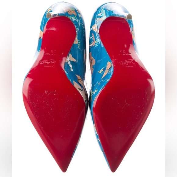 Christian Louboutin Printed Pumps - Picture 6 of 7